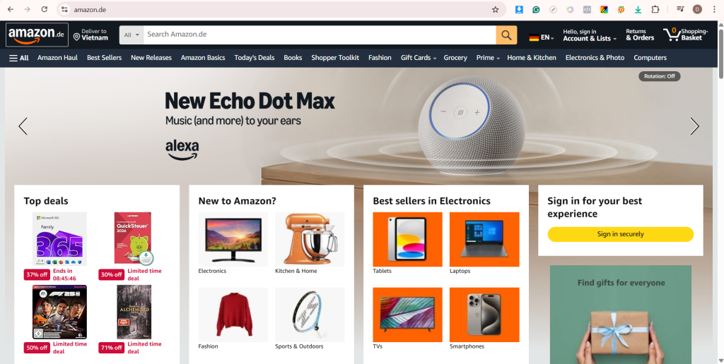 Mua hộ hàng Đức