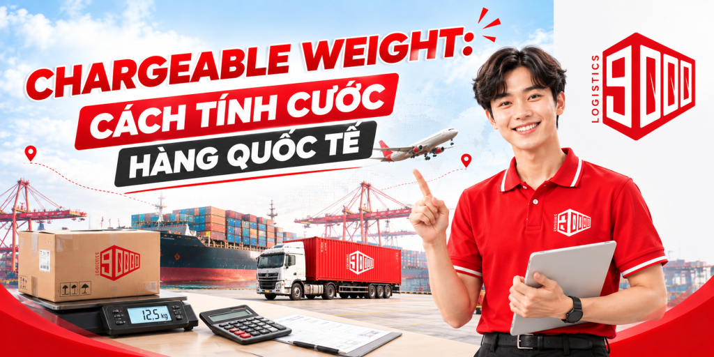 Chargeble Weight: Cách tính cước hàng quốc tế