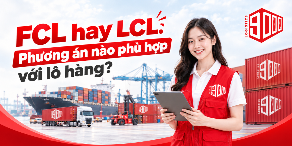FCL hay LCL: Phương án nào phù hợp với lô hàng?