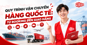 Quy trình vận chuyển hàng quốc tế: Từ Booking đến giao hàng