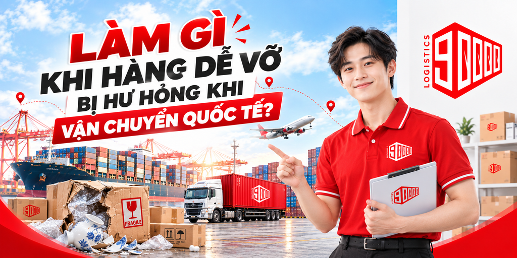 Làm gì khi hàng dễ vỡ bị hư hỏng khi vận chuyển quốc tế?