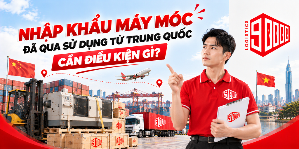 Nhập khẩu máy móc đã qua sử dụng từ Trung Quốc cần điều kiện gì?