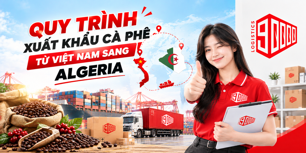 Quy trình xuất khẩu cà phê từ Việt Nam sang Algeria