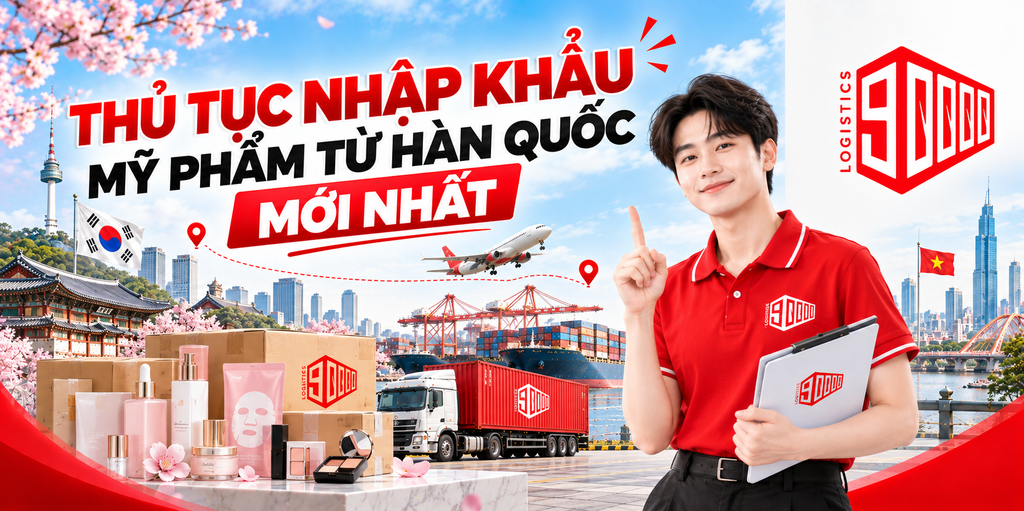 Thủ tục nhập khẩu mỹ phẩm từ Hàn Quốc mới nhất