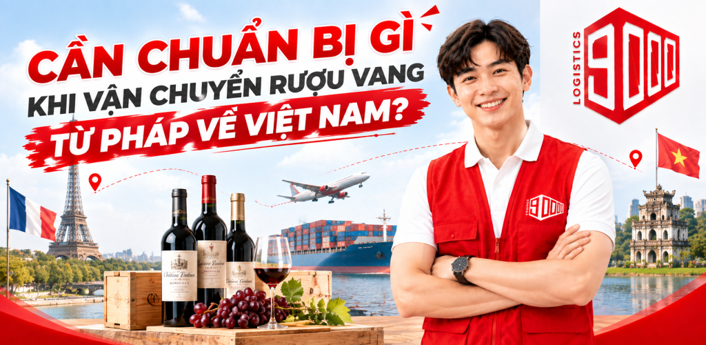 Cần chuẩn bị gì khi vận chuyển rượu vang từ Pháp về Việt Nam?